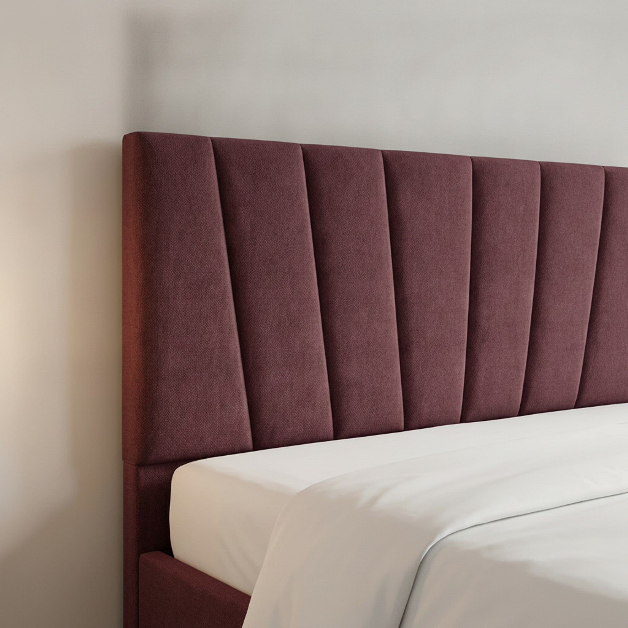 Claret Preston Divan Bed with Storage