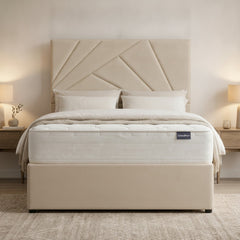 Cream Preston Divan Bed with Storage