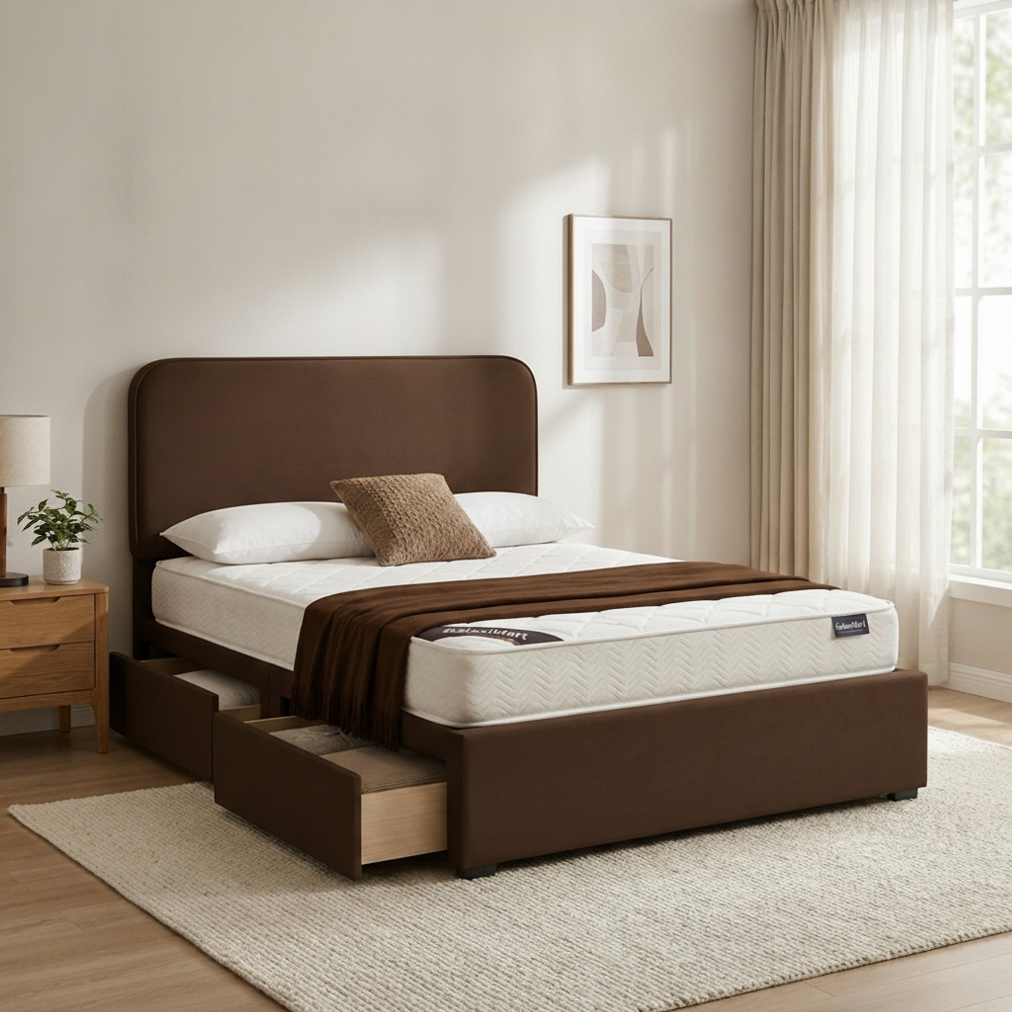 Bourneville Richmond Divan Bed with Storage