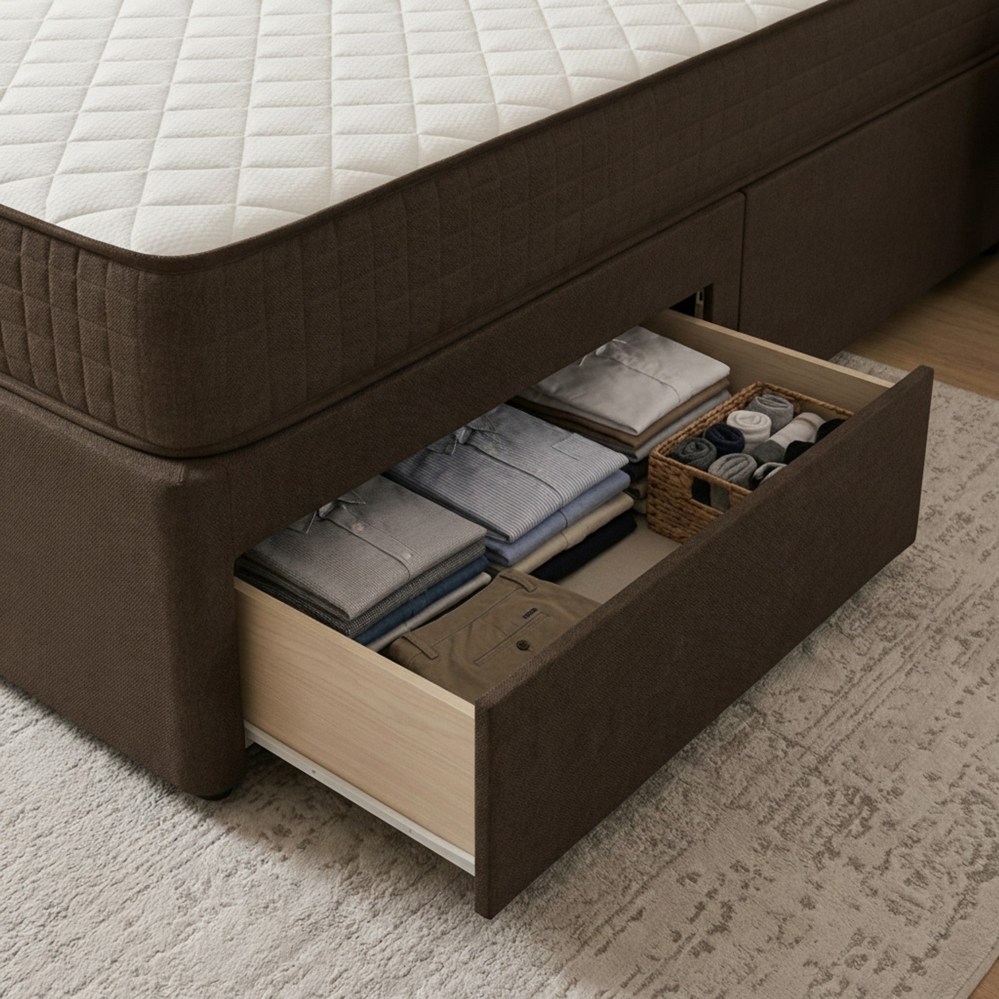 Bourneville Richmond Divan Bed with Storage