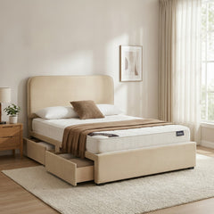 Cream Richmond Divan Bed with Storage
