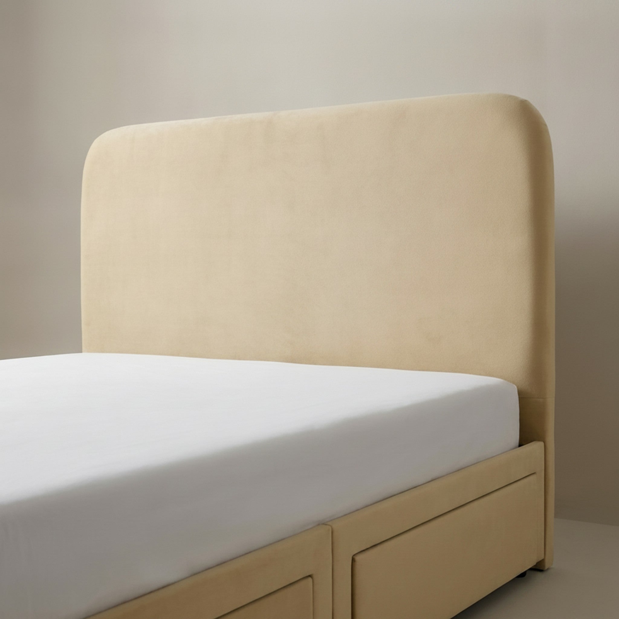 Cream Richmond Divan Bed with Storage