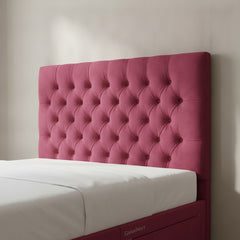 Cerise Romana Divan Bed with Storage