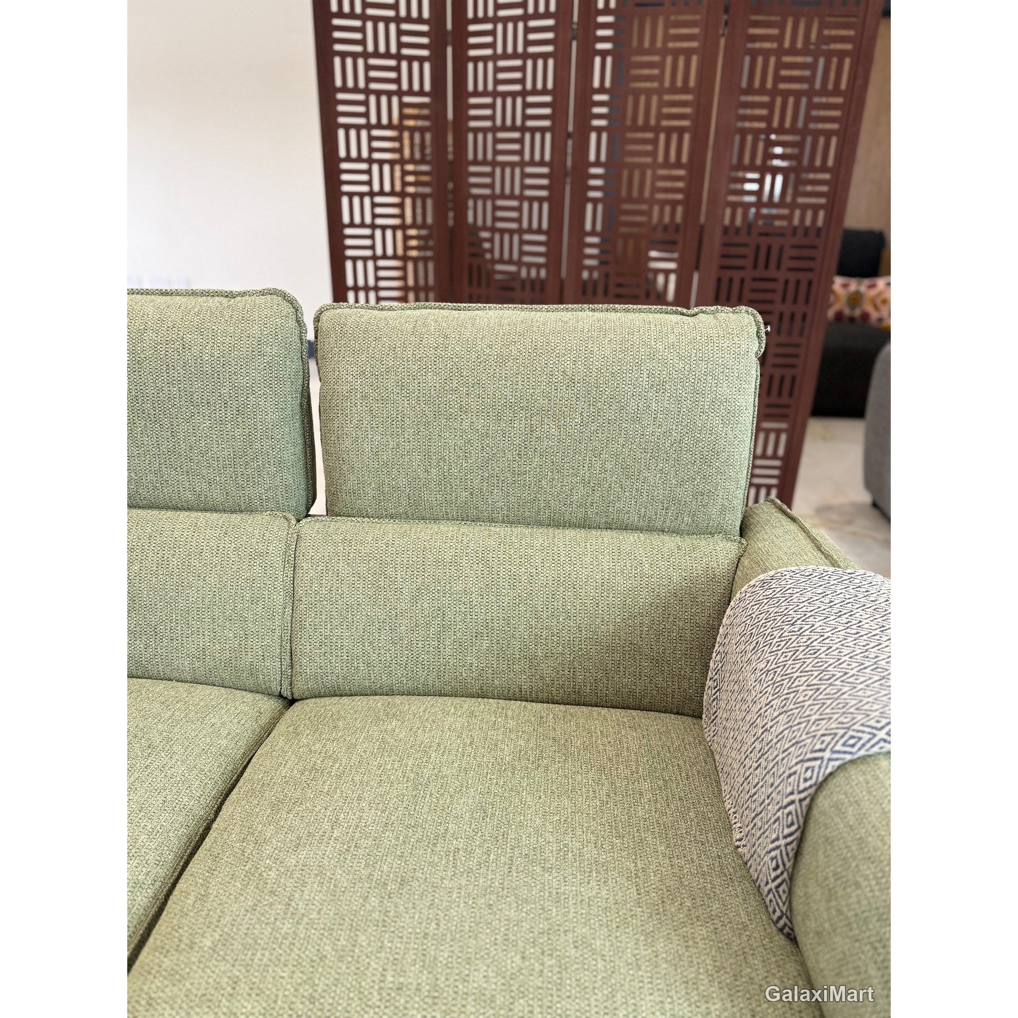 Ascot Green Fabric 3+2 Seater Sofa Set