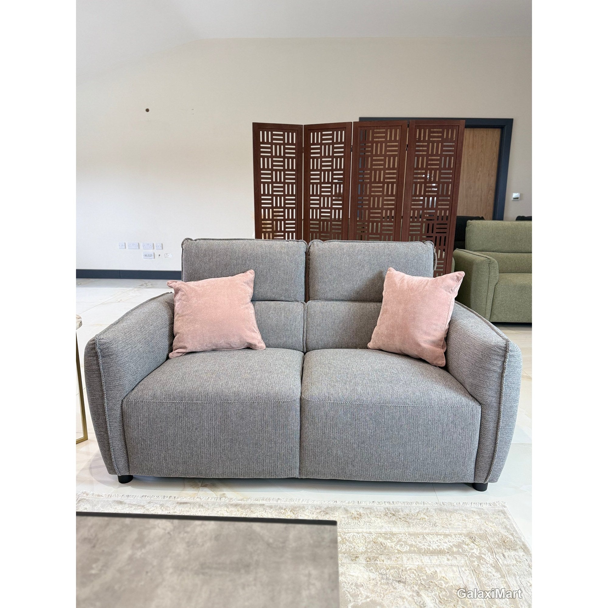 Ascot Grey Fabric 3+2 Seater Sofa Set