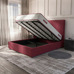 Cerise Stratford Ottoman Bed with Gas-Lift Storage