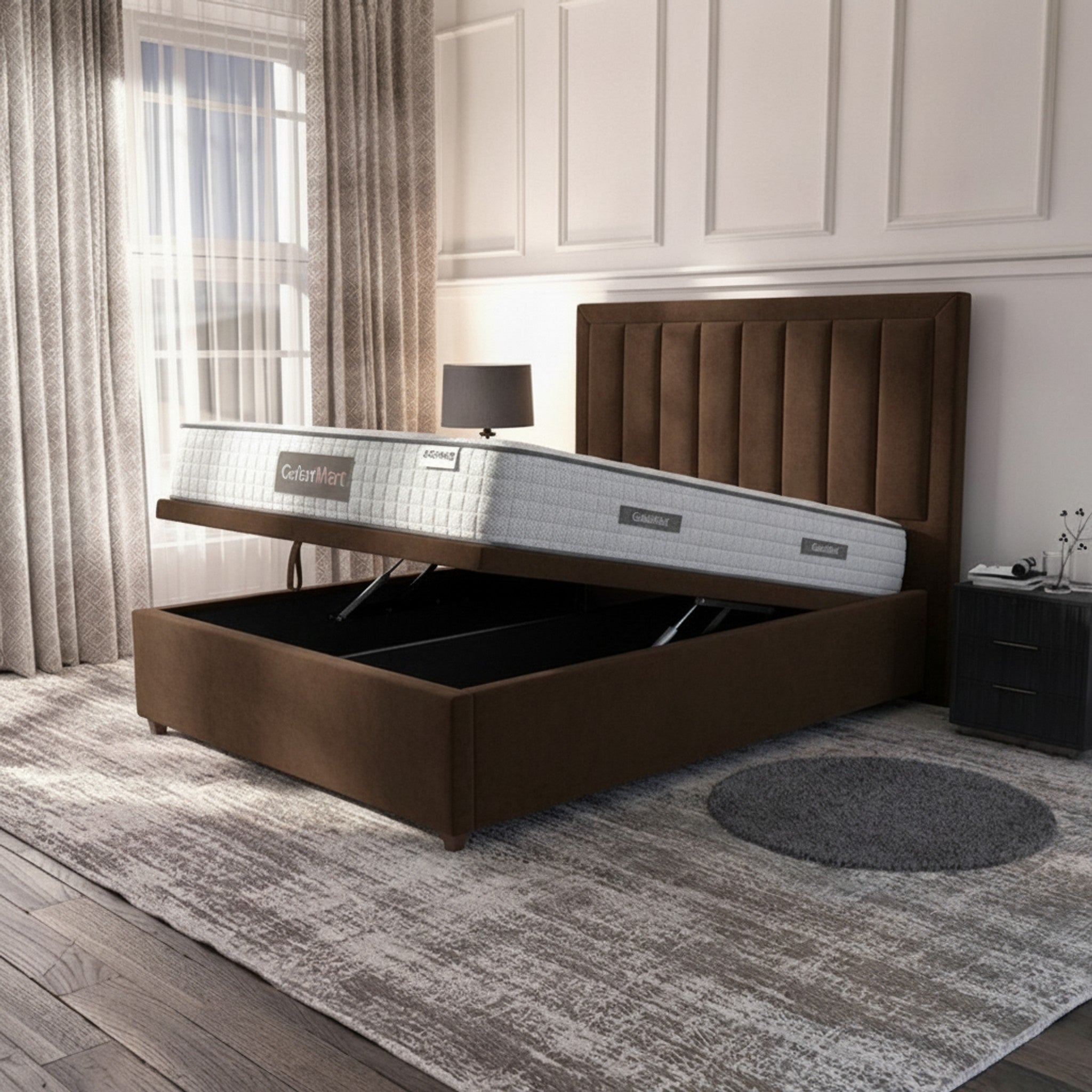 Bourneville Windsor Ottoman Bed with Storage